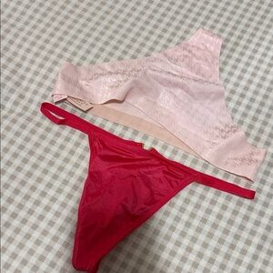 Victoria's Secret Pink and Red Intimate Set